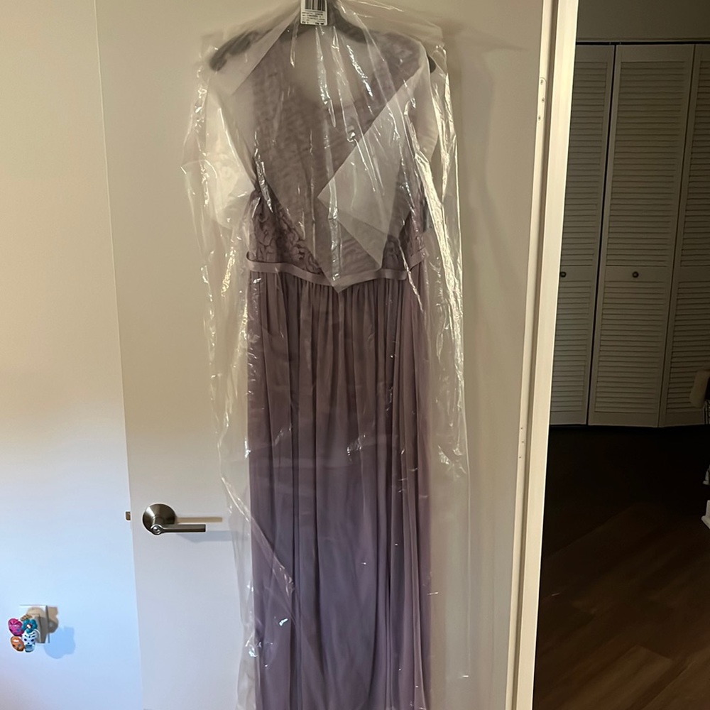 Lavender David’s Bridal Bridesmaids Dress